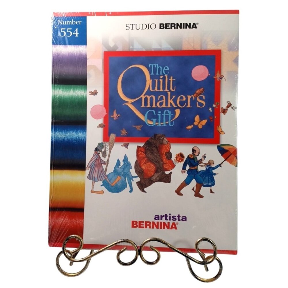 New Studio Bernina The Quiltmaker's Gift 554 Embroidery Card 2000 Gail De Marcke